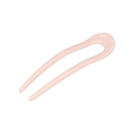 Haarpin Knot Kunststof 11cm Licht Roze
