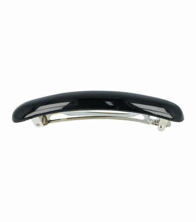 Haarspeld Recht Smal Afgerond 10cm Zwart