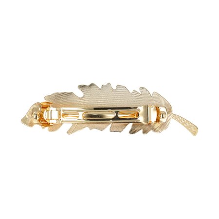 Haarspeld Veer 9cm Goud