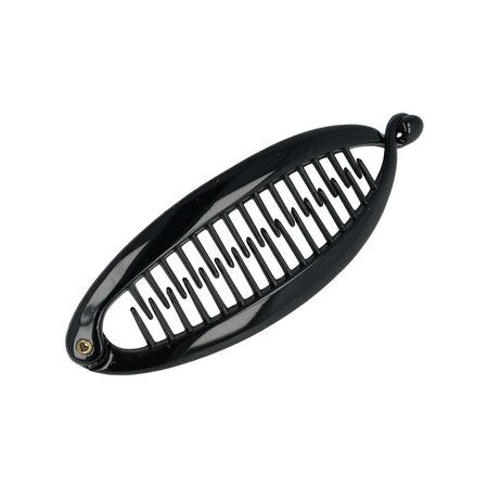 Haarspeld Bananenklem Basic 11cm Zwart