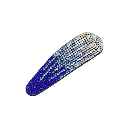 Klikklak Haarspeld Glitter 8cm Blauw