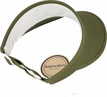 Zonneklep Stevige Klep Verstelbaar 54cm - 59cm Groen