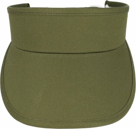 Zonneklep Stevige Klep Verstelbaar 54cm - 59cm Groen