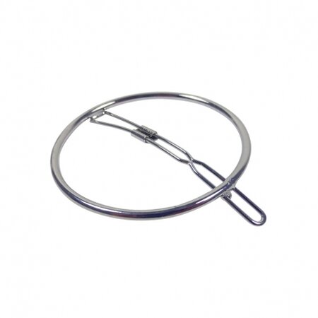 Haarspeld Clip Cirkel Zilver