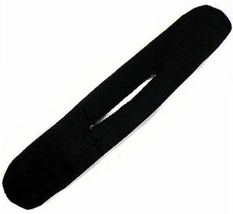 Knotrolband Groot Velvet Zwart