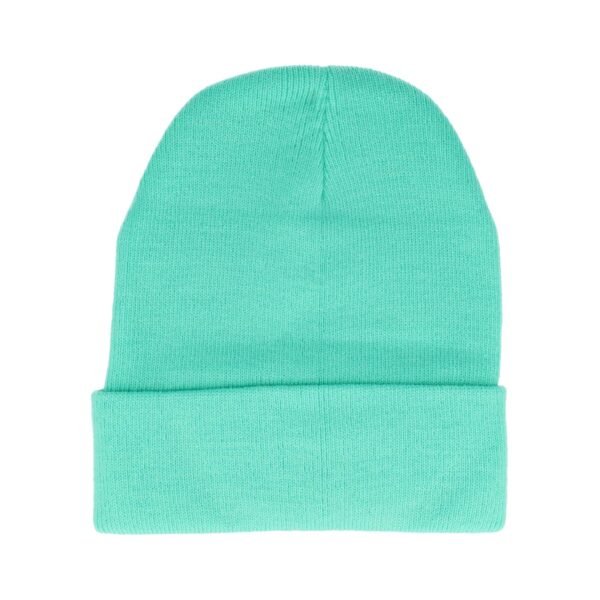 016_1 Beanie Muts - Basic - Unisex - Mintgroen
