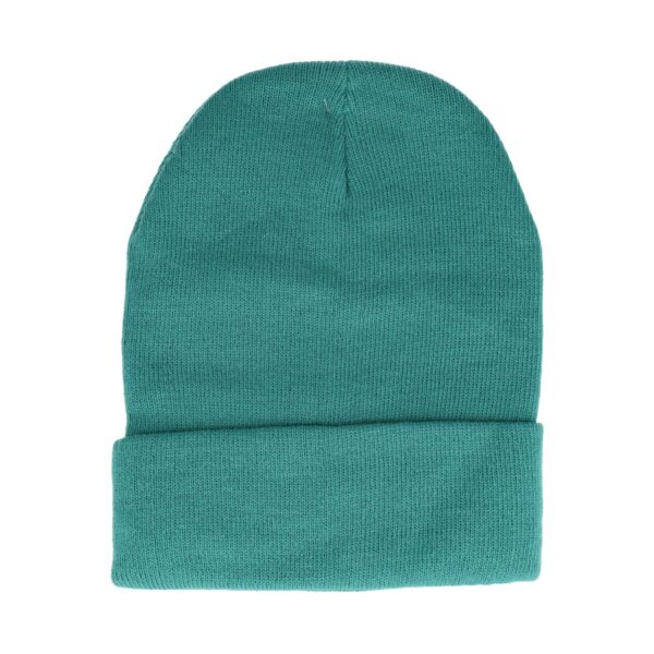016_3 Beanie Muts - Basic - Unisex - Zeegroen