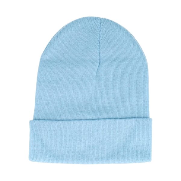 016_5 Beanie Muts - Basic - Unisex - Lichtblauw