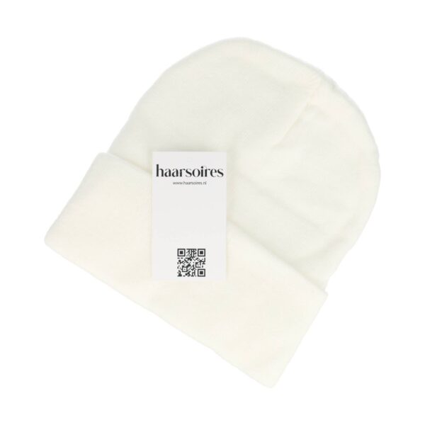 016_8 Beanie Muts - Basic - Unisex - Wit