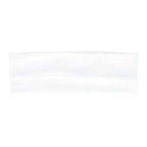 Haarband stof - Basic 6cm - Wit