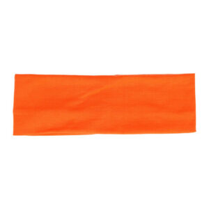 Haarband stof - Basic 6cm - Oranje