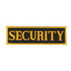 2080056930 DIY applicatie strijkpatch Security 3,5 cm x 11,5 cm – opstrijkbaar – zwart/geel