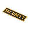 2080056933 DIY applicatie strijkpatch Security 3,5 cm x 11,5 cm – opstrijkbaar – zwart/geel