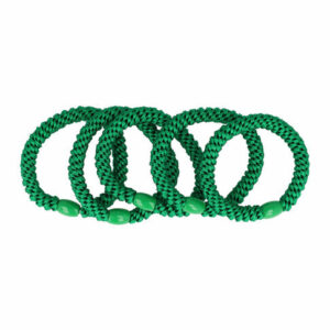 Haarelastieken basic - Hair Tie - Groen - Set van 5