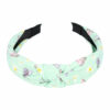2083299657 Haarband Diadeem 3cm – Knoop – Vlinder & Bloemenprint Stof – Pastel Kleuren – Groen