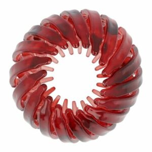 Haarspeld Haarklem – Vogelnest Knotklem – Kunststof – Rood