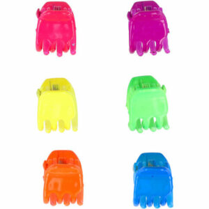 Haarspeld Haarklemmen 1cm – Basic Neon – Groen Geel Oranje Blauw Roze – Set van 6