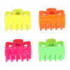 2083336497 Haarspeld Haarklemmen 2,5cm – Basic Neon – Groen Geel Oranje Roze – Set van 4