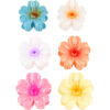 2083791012 Haarspeld Haarklemmen 7cm – XL Bloemvorm – Wit Roze Geel Blauw – Set van 6