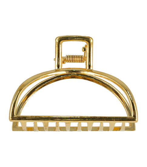 2087720037 Haarspeld Haarklem 7 cm – Open Halfronde Vorm – Metaal – Goud