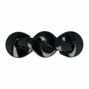 Haarspeld Patentspeld Cirkelvorm 10cm – Kunststof – Zwart