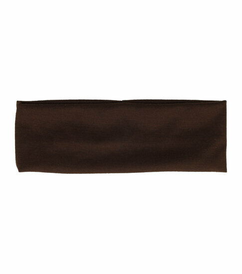 2087836257 Haarband Stof - 6cm - Basic - Bruin