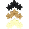 2091487779 Haarspeld Haarklemmen 11cm – XL Bloemvorm – Zwart Bruin Creme – Set van 3