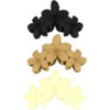 2091487782 Haarspeld Haarklemmen 11cm – XL Bloemvorm – Zwart Bruin Creme – Set van 3
