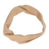 2091977457 Haarband stof - Basic 5cm - Beige