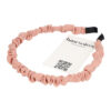 2093376033 Haarband Diadeem 1cm – Glitter Steentjes – Gerimpelde Stof – Roze