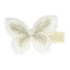 2093801661 Haarspeld Duckklem 5cm – Vlinder Borduur – Creme Wit