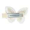 2093801664 Haarspeld Duckklem 5cm – Vlinder Borduur – Creme Wit