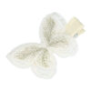 2093801667 Haarspeld Duckklem 5cm – Vlinder Borduur – Creme Wit