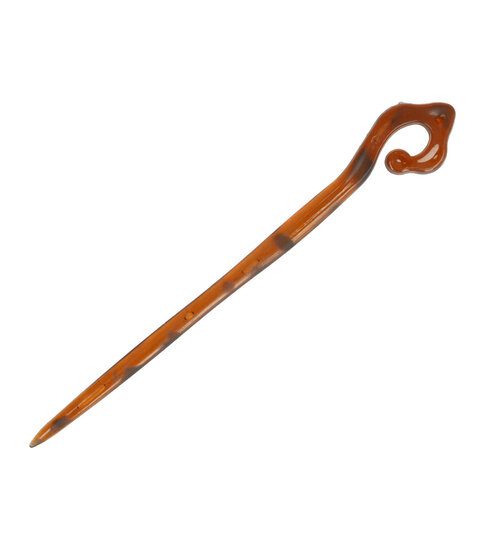 2095034184 Styling Tool Haarpin Krul – 17 cm – Knot Hulpmiddel – Kunststof – Bruin