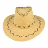 2095392960 Cowboyhoed - Western hoed met stiksel onesize - Beige