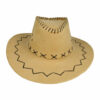 2095392975 Cowboyhoed - Western hoed met stiksel onesize - Beige