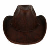 2095393446 Cowboyhoed - Western Hoed - Lederlook - One Size - Bruin