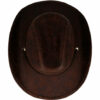 2095393452 Cowboyhoed - Western Hoed - Lederlook - One Size - Bruin