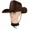 2095393455 Cowboyhoed - Western Hoed - Lederlook - One Size - Bruin