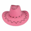 2095393671 Cowboyhoed - Western hoed met stiksel onesize - Roze