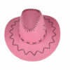 2095393680 Cowboyhoed - Western hoed met stiksel onesize - Roze