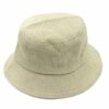 Bucket Hat Hoedje – Rib Stof – One Size – Beige