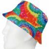 Bucket Hat Hoedje – Tie-Dye Print Omkeerbaar – One Size – Multicolor