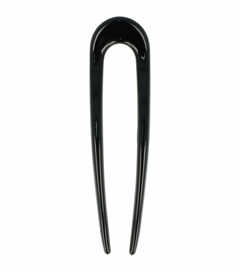 2097177081 Styling Tool Haarvork – 13 cm – Knot Haarpin – Kunststof – Zwart