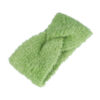 2097306159 Haarband Twist 10cm – Soft 8% Wol – Gebreide Stof – Groen