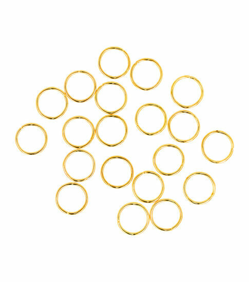 2097958680 Haarspeld haarringen - Basic 1cm - Goud - Set van 20