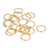 2097958686 Haarspeld haarringen - Basic 1cm - Goud - Set van 20