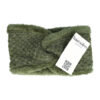 2099598255 Haarband Twist 12cm – Teddy 10% Wol – Gebreide Stof – Groen