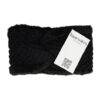 2099599290 Haarband Twist 12cm – Teddy 10% Wol – Gebreide Stof – Zwart