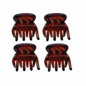 Haarspeld Haarklemmen 2cm – Basic Klein – Bruin – Set van 4